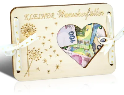 Produktbild von Geldgeschenkbox, 22x18 cm, für Geburtstage und Hochzeiten