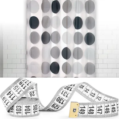 Produktbild von Duschvorhang Peva Retro Design Massanfertigung bis 240cm Breite und bis 175 cm HÖhe Maß selbst besti