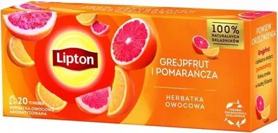 Zdjęcie produktu dla Lipton Fruit Grejpfrut i Pomarańcza 20TB