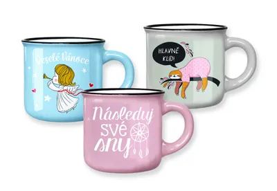 Produktbild von Nekupto Mini Kaffeebecher Cheer up!