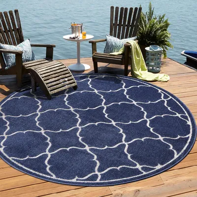Produktbild von Teppich BERLIN 9002 BLUE 120x120 RUND