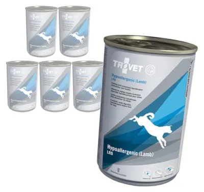 Produktbild von Trovet Hypoallergenic LRD Lammfleisch 6x400g Nassfutter mit Lammfleisch für Hunde mit Futtermittelunverträglichkeiten