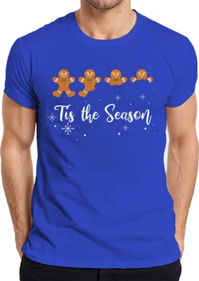 Produktbild von Tis the Season Lebkuchen - Weihnachten Weihnachtsgeschenk Christmas Herren T-Shirt, Blau, XL