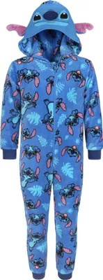Obrázek produktu pro Stitch Disney - Modrá, fleecová mikina, dětská mikina s kapucí, OEKO-TEX 3-4 roky