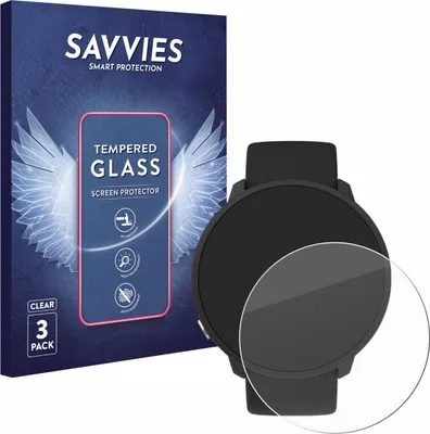 Produktbild von 3x Savvies Schutzglas für Polar Unite Displayschutz 9H Glas klar transparent