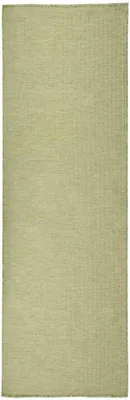 Produktbild von Flachgewebter Outdoor-Teppich, 80 x 250 cm, grün