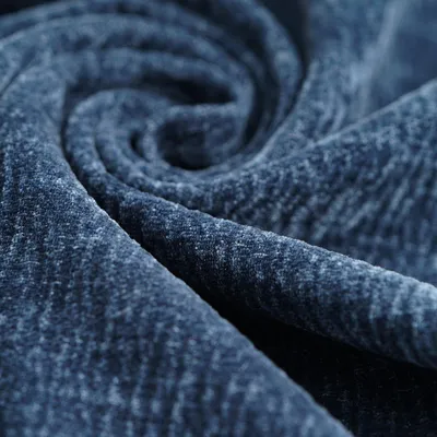 Imagen del producto de Asiento tapizado en tela, color azul desgastado