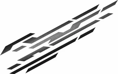 Productafbeelding van Foliattec FO33980 zwarte autoplakband (2 stuks)