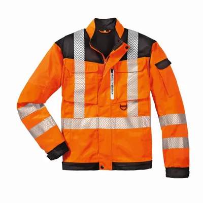 Obrázek produktu pro Vysoce viditelná vesta KENTUCKY fluorescenční oranžová/šedá velikost XS