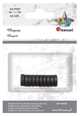 Obrázek produktu pro Magnety 10 mm 10 kusů titanu