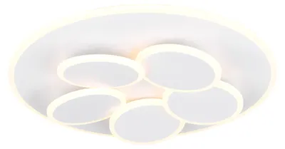 Produktbild von Trio Leuchten LED Deckenleuchte Mandela 35W, warmweiß-kaltweiß, weiß