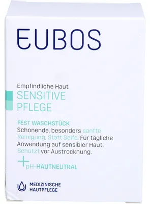 Obrázok produktu pre EUBOS Sensitive Care tuhá umývacia kocka, 1 kocka mydla