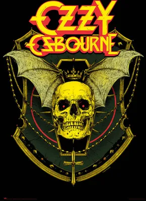 Immagine prodotto di Poster Ozzy Osbourne Teschio 61x91,5 cm
