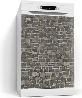 Produktbild von DEQORI Magnetmatte Spülmaschine beschreibbar 60x80 cm 'Steinmelodie' Magnetfolie