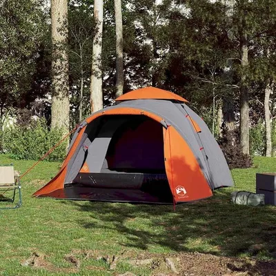 Imagen del producto de Tienda de cúpula para 3 personas, de color verde, con sistema de montaje rápido