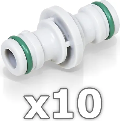 Produktbild von 10 x 2-Wege-Schlauchkupplung - GREEN LINE -
