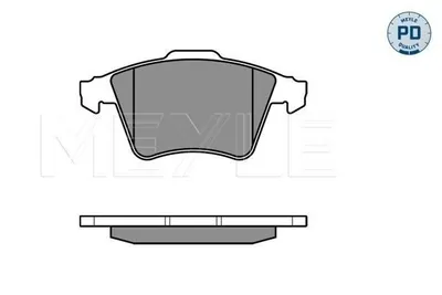 Produktbild von MEYLE 025 237 4919/PD Bremsbeläge Vorne für VW Touareg (7LA, 7L6, 7L7) Touareg (7P5, 7P6)