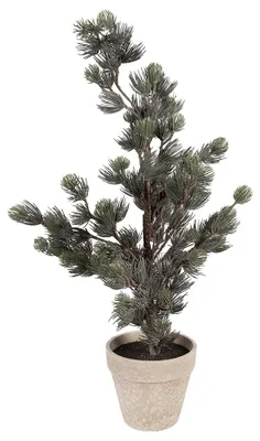Obrázek produktu pro Clayre & Eef umělá rostlina 30x30x65 cm zelený plast