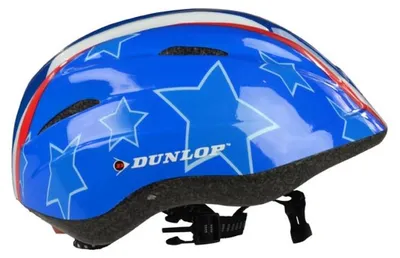 Obrázok produktu pre Detská cyklistická prilba Dunlop, nastaviteľná, modrá, veľkosť 48–52 cm