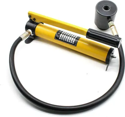 Produktbild von 15T Hydraulisch Lochöffner Blechlocher Lochstanze Zylinder Hydraulikpumpe Set Hydraulic Hole Punch 16101mm Lochöffner für Benzin Elektrogeräten Schiffen Maschinen