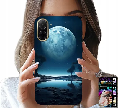 Produktbild von Etui Do Xiaomi 17 Pro - Pełnia Księżyca Księżyc Futerał + Folia