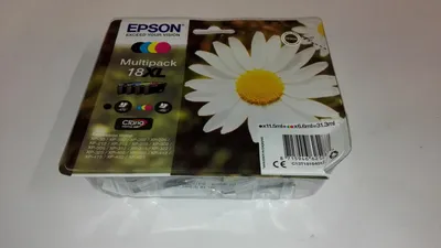 Produktbild von Epson Daisy Multipack 4 Farben 18XL Claria Home Ink, Hohe (XL-) Ausbeute, Schwarz, Cyan, Magenta, Gelb, 11,5 ml, 6,6 ml, 1 Stück(e), 470 Seiten