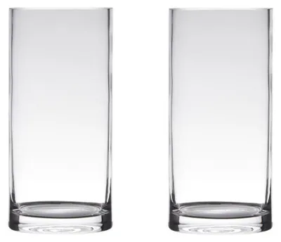 Produktbild von Hakbijl Glass Vase - Zylinder - Glas - transparent - 12 x 40 cm