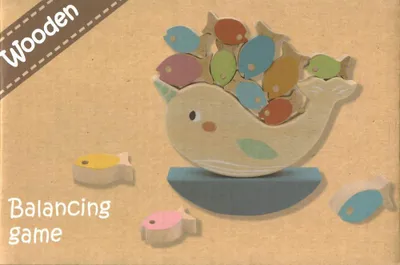Image de Jeu d'équilibre en bois Simply Dauphin - Jouets éducatifs pour enfants