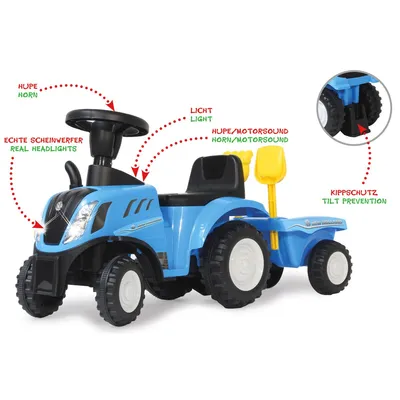 Obrázok produktu pre Jamara Rutscher New Holland t7 Traktor blau               1+