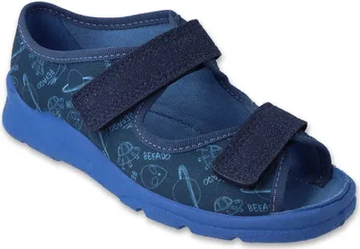 Obrázok produktu pre Papuče Sandále Befado Max 969X174 969Y174 kosmos blue, zapínanie na suchý zips