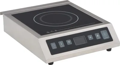 Produktbild von Zimilo Elektrische Induktionskochplatte 3500W, Touchscreen, Edelstahl, Timer, Temperaturregelung, Profi Tischkochfeld, LCD Display