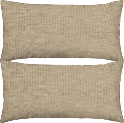 Produktbild von Erwin Müller Kissenbezug Wertingen" im 2er-Pack taupe 40x80 cm"