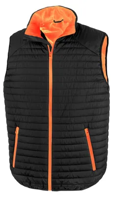 Produktbild von Result Genuine Recycled - Weste für Herren FK2692 (S) (Schwarz/Orange)