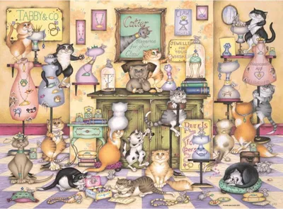Immagine prodotto di RAVENSBURGER Puzzle di gatti divorziati 500 pezzi
