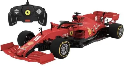 Produktbild von Ferrari SF1000 RC Modellauto Bausatz, 1/16, 65 Teile, 8 km/h, 20m Reichweite, Rot
