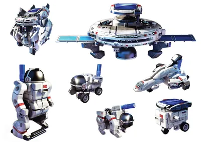 Produktbild von POWERplus Space Explorer 7-in-1 Solar-Weltraumspielzeugset