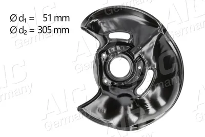 Produktbild von AIC Spritzblech Bremsscheibe passend für MERCEDES-BENZ 190 (W201) Vorne Rechts 56414 Ankerblech