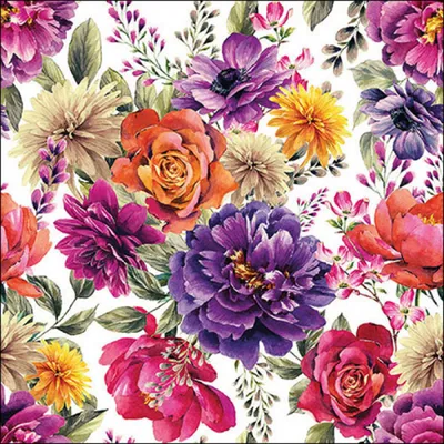 Image de Serviettes de table Lunch - Serviettes de table Lunch - Format : 33 x 33 cm - 3 plis - 20