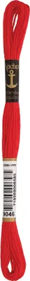 Produktbild von Anchor Sticktwist 4635000-09046 hochrot Stickgarn, 100 % Baumwolle