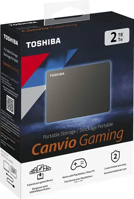 Produktbild von Toshiba HDTX120EK3AA, 2 TB, 2.5", 3.2 Gen 1 (3.1 Gen 1), Grau