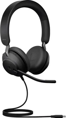 Produktbild von JABRA Evolve2 40 SE USB-C Stereo MS black
