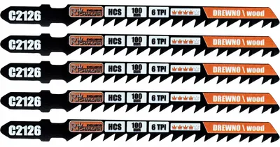Image de RICHMANN Lame de scie sauteuse HCS 100mm, 6 TPI pour bois