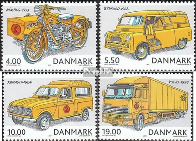 Produktbild von Briefmarken Dänemark 2002 Mi 1312-1315 (kompl.Ausg.) postfrisch Post