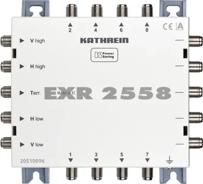 Produktbild von Kathrein EXR 2558, Grau, 47 - 862 MHz, 20 mA, 450 g, 193 mm, 157 mm