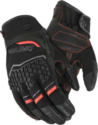 Obrázok produktu pre Rukavice DANE Rorvig Mesh pre motocykle, čierno-červené, veľkosť L