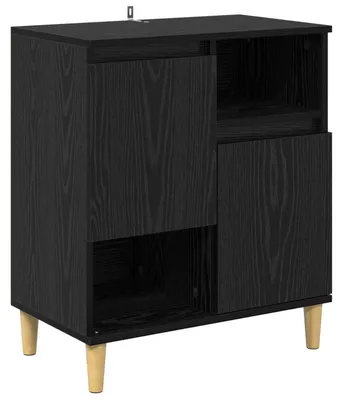 Image de Buffet Chêne noir 35 x 60 x 70 cm Bois d'ingénierie