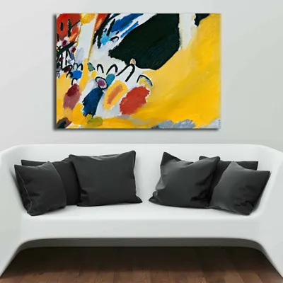 Produktbild von Wallity, 70100KANDINSKY012- VSL1147, Bunt, Leinwandbilder, 70 x 100 cm, 100% Leinwand
