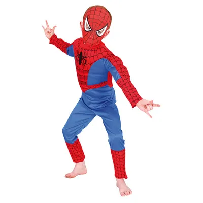 Produktbild von Spiderman Overall Karneval Faschingskostüm Kinder Kindergröße: 128