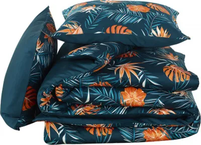 Produktbild von bettbezug Bird of paradise240 x 220 cm Baumwolle blau