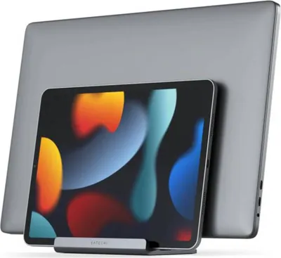 Productafbeelding van Satechi - Dubbele verticale laptopstandaard